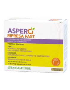 Asper ci ripresa fast 10 bustine - FARMADERBE | Clubfarma