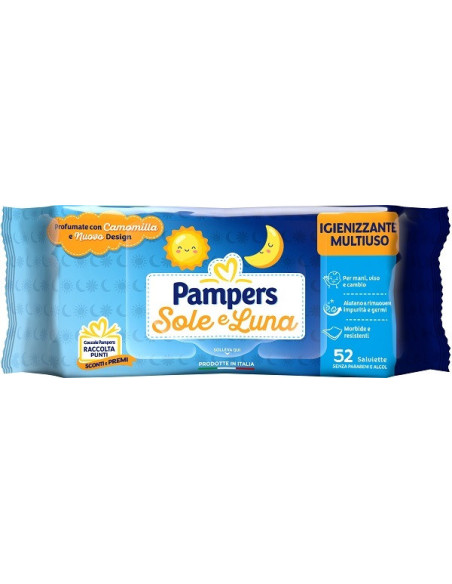 Pampers wipes sole&luna 52pz