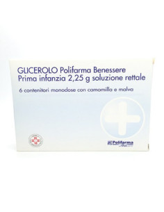 Glicerolo poli 6cont 2,25g | Clubfarma