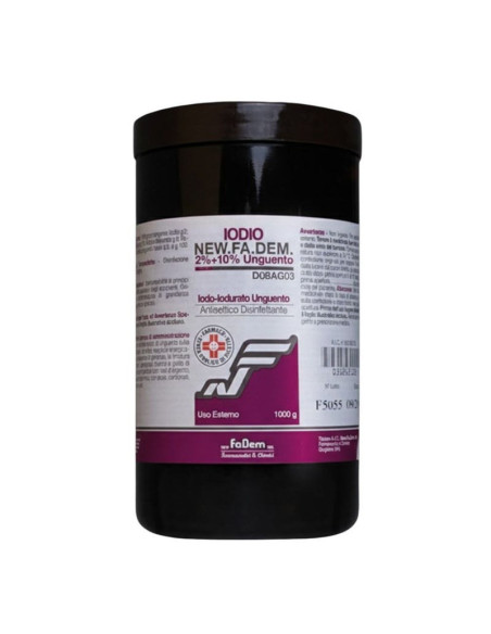 Iodio new.fa. ung 1000g 2%+10%