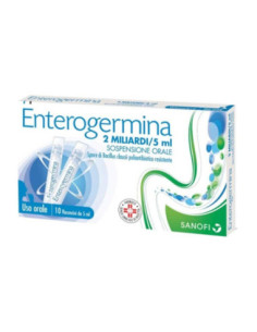 Enterogermina os 10 flaconcini 2mld/5ml | Clubfarma