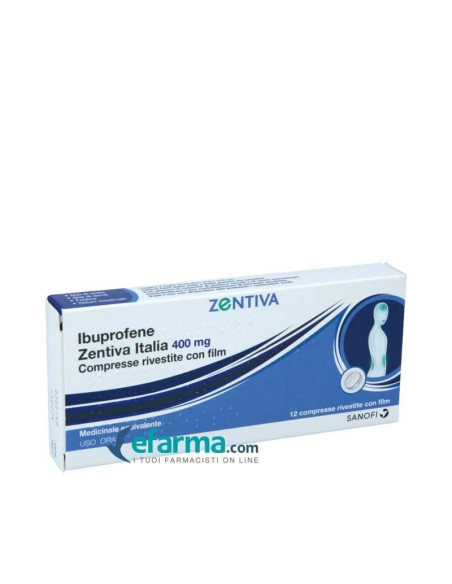 Ibuprofene zent it*12 compresse 400mg