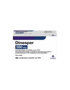 Dinesper 60 compresse riv 500mg | Clubfarma