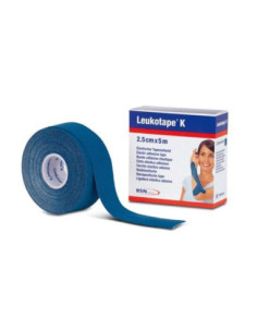 Leukotape k taping 2,5x500 blu