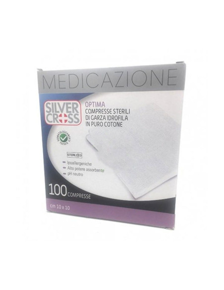 Garza silverc cot 10x10cm 100p