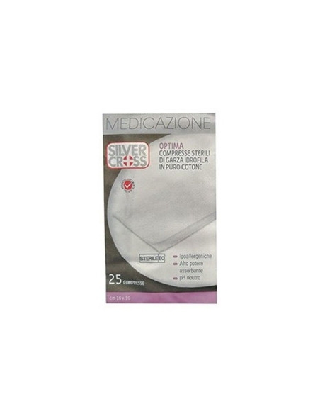 Garza silverc cot 10x10cm 25pz
