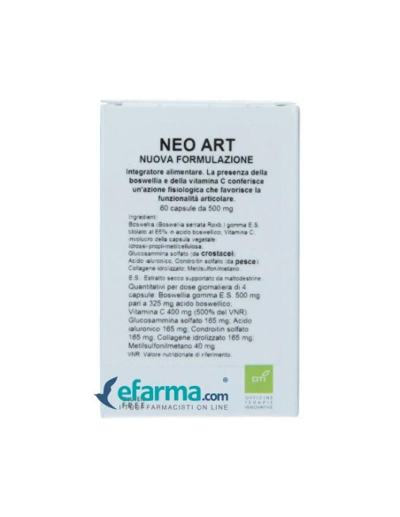 Neo art nuova formulazione 60 capsule