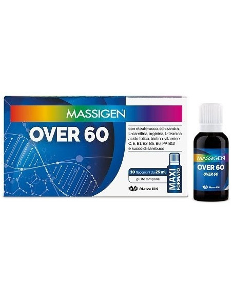 Massigen over 60 10 flaconcini 25ml