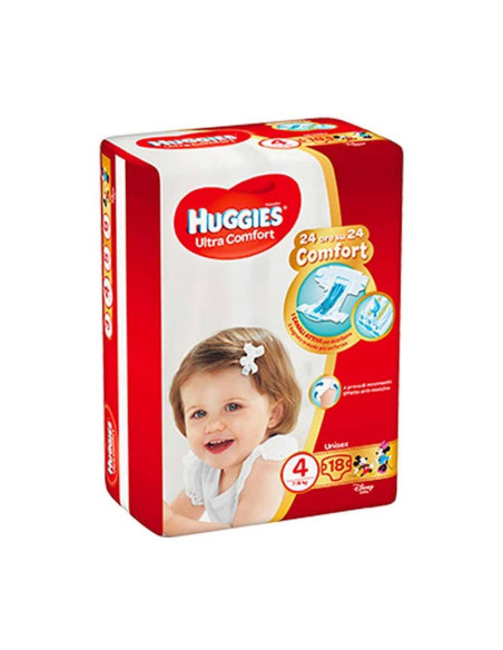 Huggies little movers misura 4 18 pezzi