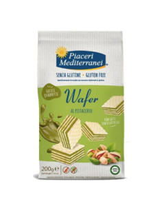 Piaceri medit wafer pistac200g
