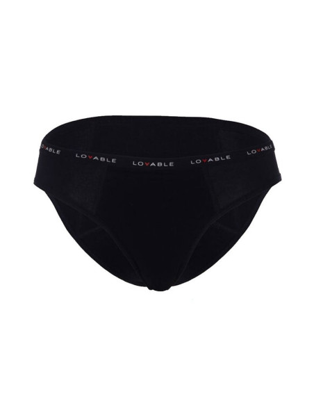 Lovable slip flusso medio nero