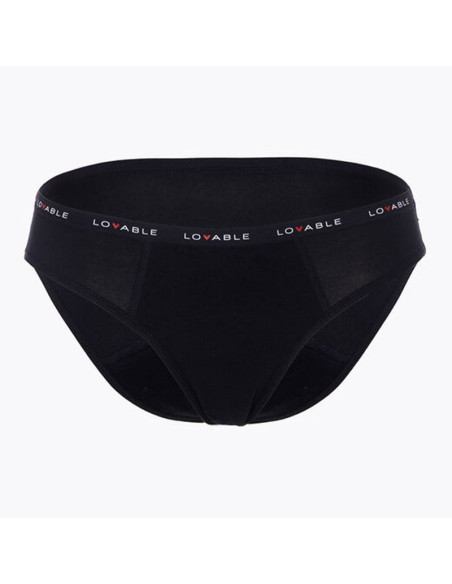Lovable slip flusso medio nero