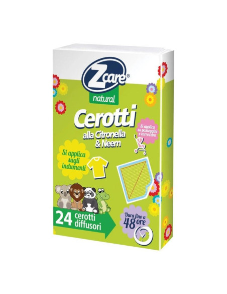Zcare natural cerotti 24pz