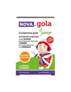 Nova gola junior arancia 20 compresse