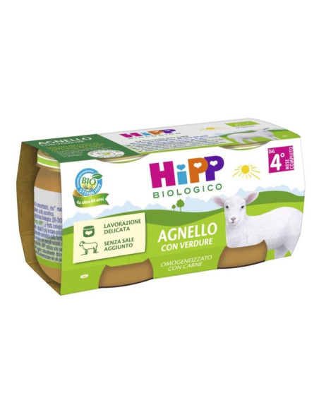 Hipp bio omog agnello ver2x80g