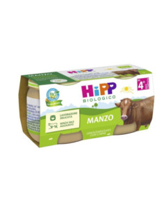 Hipp bio omog manzo 2x80g | Clubfarma