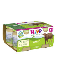 Hipp bio omog manzo 4x80g | Clubfarma