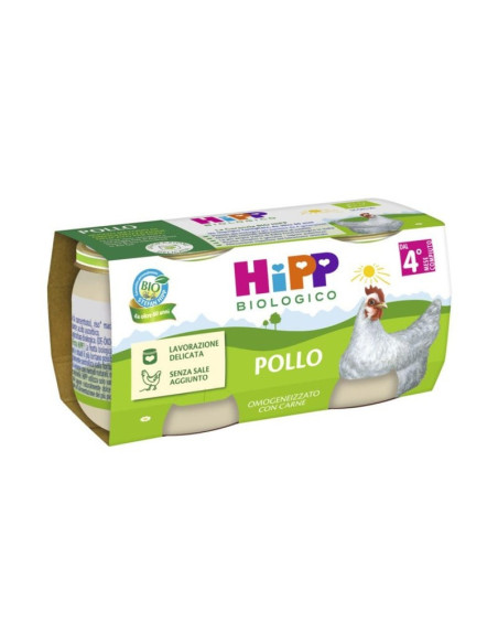 Hipp bio omog pollo 2x80g