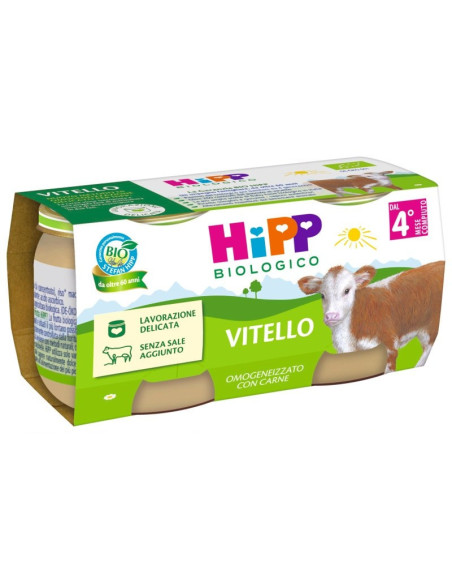 Hipp bio omog vitello 2x80g
