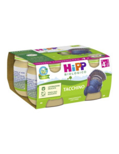 Hipp bio omog tacchino 4x80g | Clubfarma