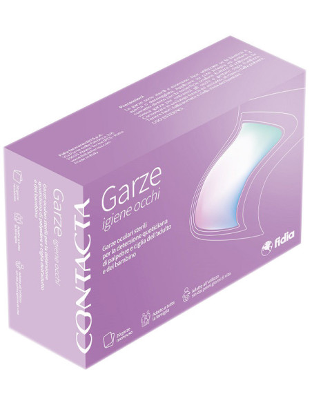 Contacta garze igiene occhi20p