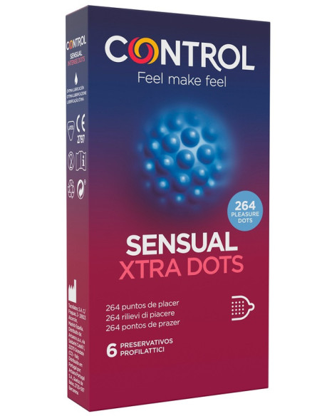 Control sensual xtra dots 6pz