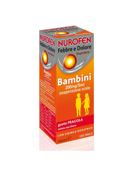 Nurofen febbre d 200mg/5ml fra