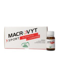 Macrovyt sport gins/carn 10 flaconcini