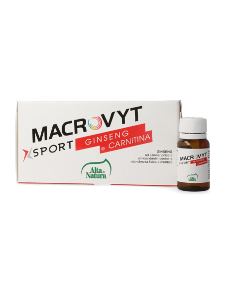 Macrovyt sport gins/carn 10 flaconcini