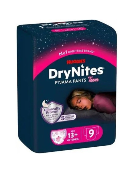 Huggies drynites girl an13+ 9p
