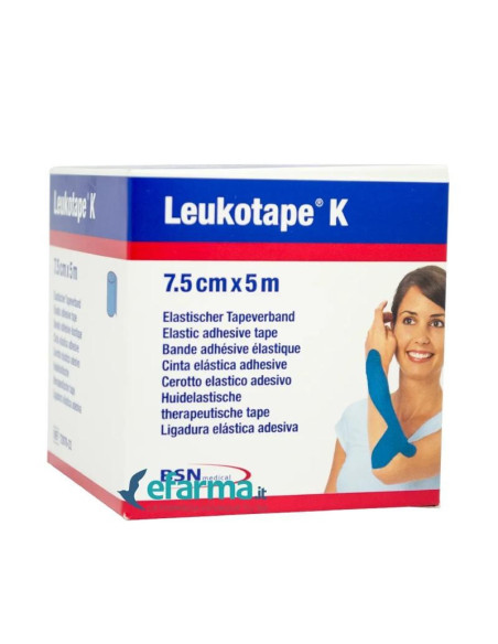 Cer leukotape k 7,5x500cm blu