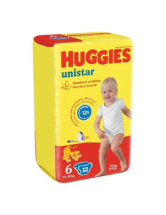 Huggies unistar base 6 6x12pz