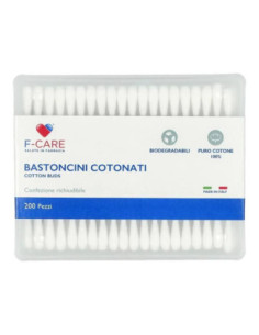 F-care bastoncini cot 200pz