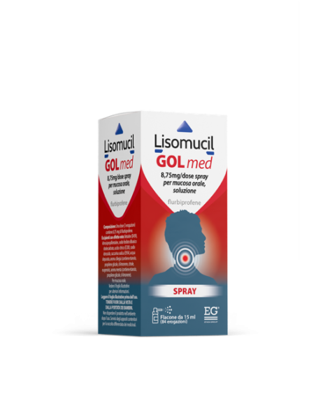 Lisomucilgolmed os spray 15ml