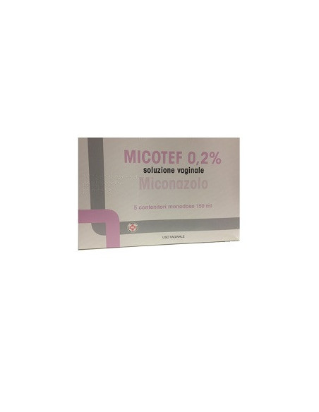 Micotef sol vag 5fl 150ml 0,2%