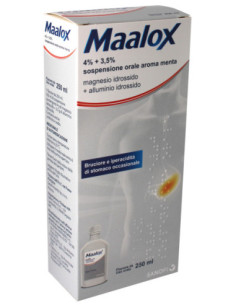 Maalox os sosp 250ml 4%+3,5% | Clubfarma