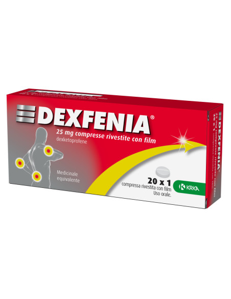 Dexfenia 20 compresse riv 25mg