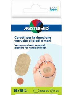 Cerotto verruche piedi/mani16p