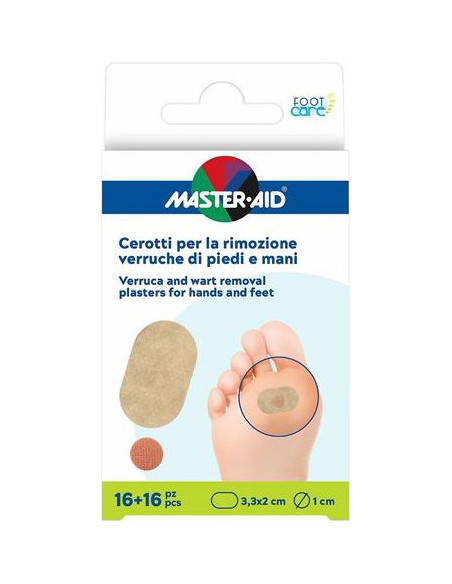 Cerotto verruche piedi/mani16p