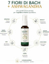 CALM7 Spray Orale 30 ml, Fiori di Bach con Ashwagandha