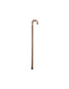 Bastone legno unisex manico curvo gm