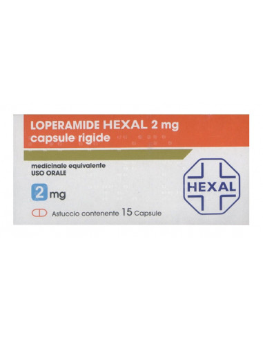 Loperamide hexal 15 capsule 2mg