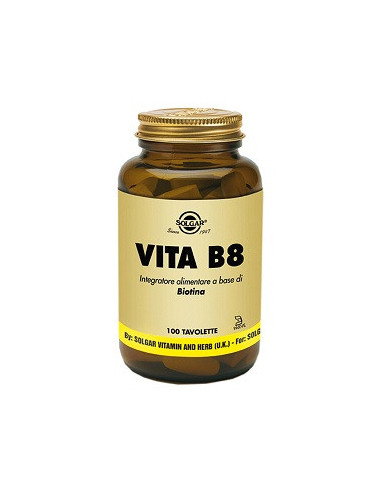 Vita b8 100tav solgar (biotin)