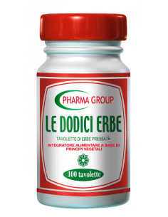 Le dodici erbe funzione intestinale 100 tavolette