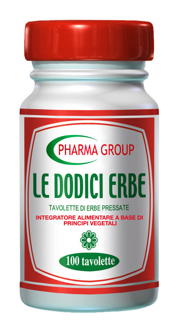 Image of Le dodici erbe funzione intestinale 100 tavolette cod085