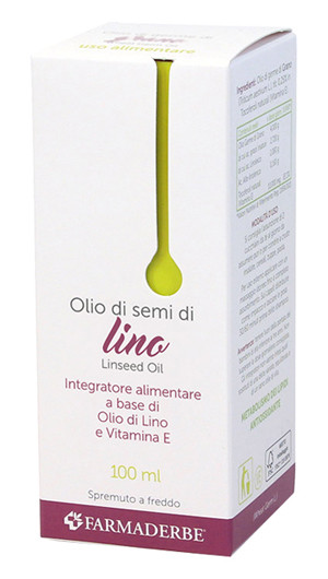 Image of Olio alimentare semi lino 100m cod085