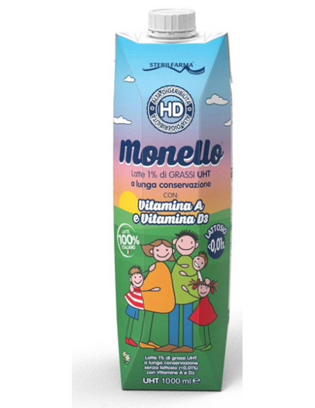Monello hd latte diger 1l confezione da 6