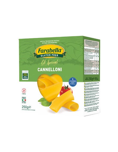 Farabella cannelloni pasta senza glutine 250g