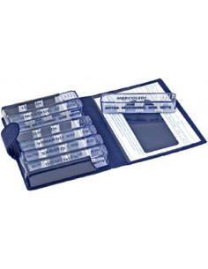 Portapillole sett medidos blu