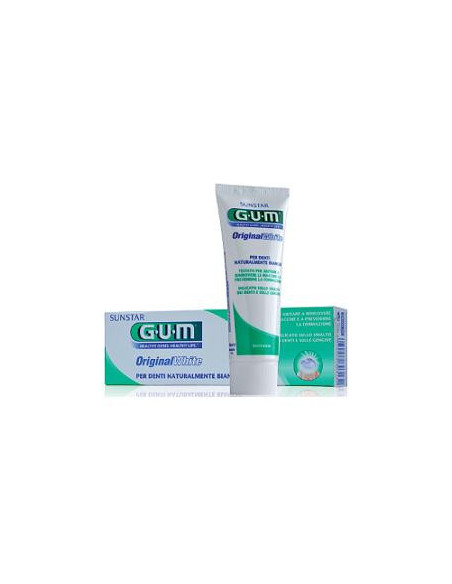 Gum original white dentif 75ml
